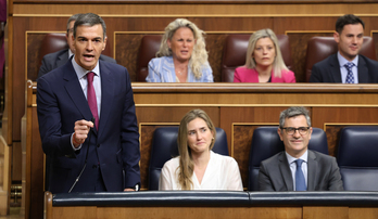 Pedro Sánchez, contundente en el Congreso frente a la última embestida judicial.