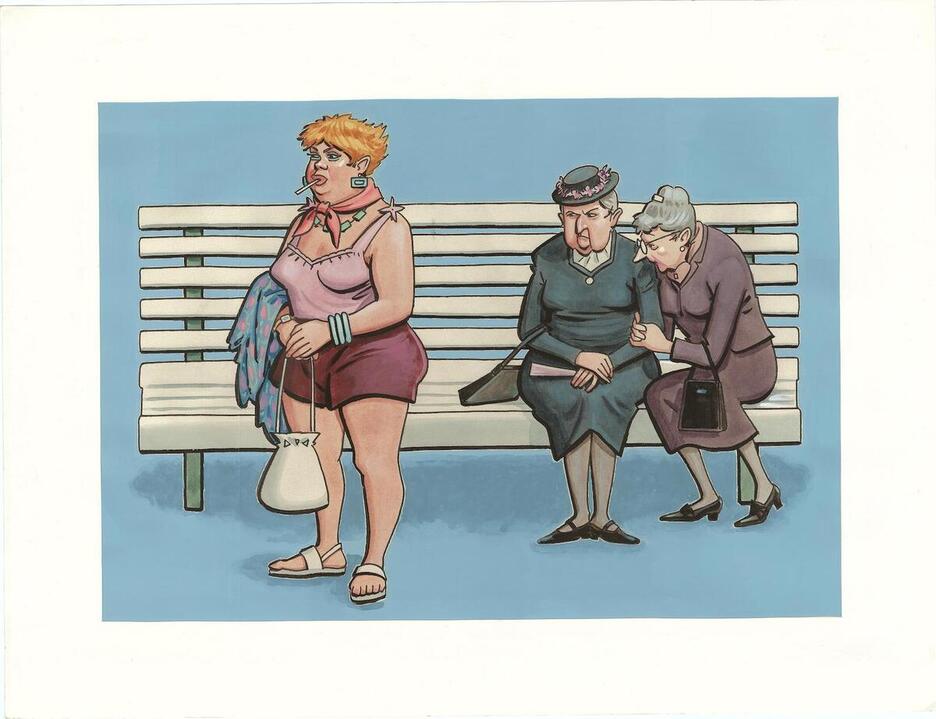 Ilustración inédita de Zaragüeta. Ilustración inédita de Zaragüeta.