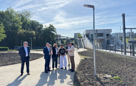 Usurbil estrena su nueva estación de Euskotren
