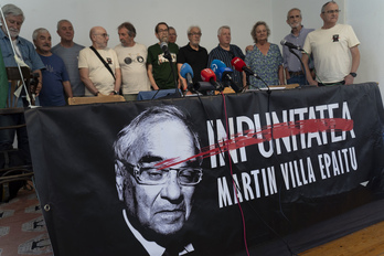 Representantes de los dos organismos, juntos en Iruñea este lunes.
