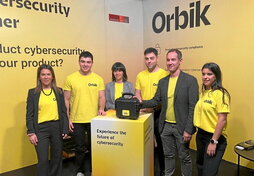 Presentación del laboratorio virtual de ciberseguridad de producto en la Bienal de la Máquina Herramienta, el pasado mes de marzo.