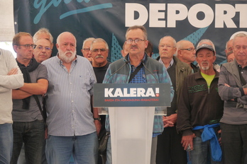 2018an Tolosan ospatu zen errefuxiatu eta deportatuen eguna.