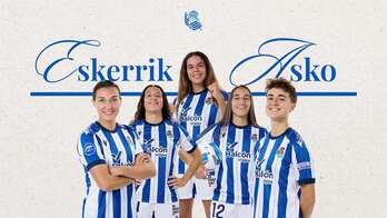 La Real anuncia las bajas de Andreia, Emma, Lavogez, Lucía Rodríguez y Lucía Pardo.