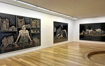 Andoni Euba expone su proyecto «Aretxaga-Miribilla» en la Galería bilbaina Juan Manuel Lumbreras, y se puede ver hasta el 12 de junio.