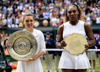 Serena Williams jugó su última final de Wimbledon en 2019, cuando cayó ante la rumana Simona Halep.