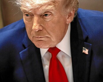 Imagen reciente de Donald Trump.