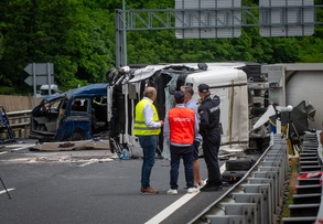 Fallecen cinco policías forales en un accidente de tráfico en Elgoibar