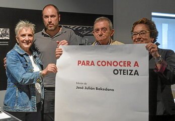 Presentación del libro «Para conocer a Oteiza».