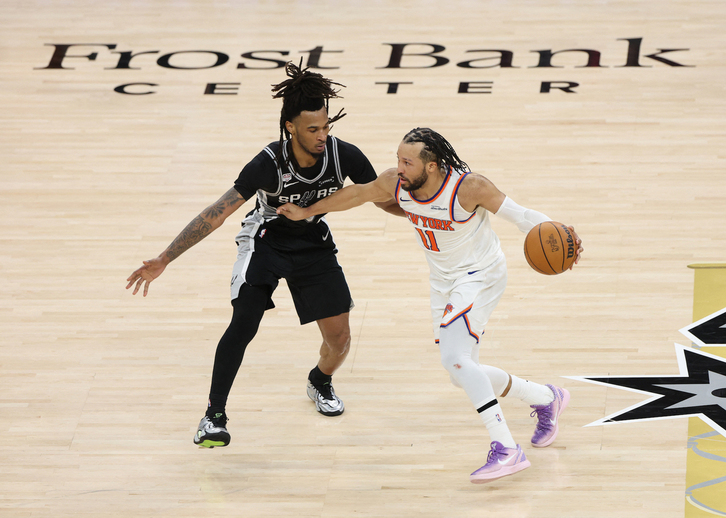 Jalen Brunson ha encontrado su mejor versiñon de cara al aro en el tramo final del partido.