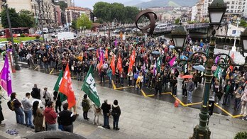 Bilbon egindako manifestazioa.