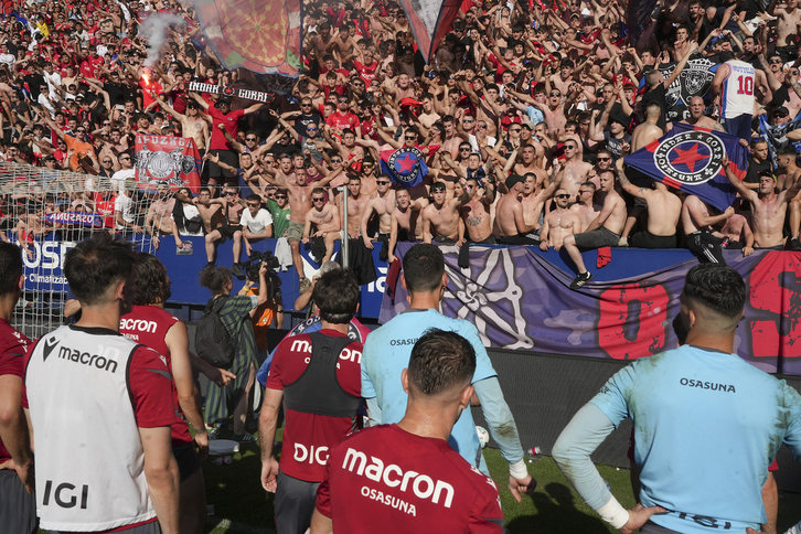 Antiviolencia señala también a jugadores por enfundarse símbolos de Indar Gorri.