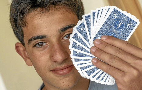 Telmo Peñil, handi pentsatzen duen mago gaztea