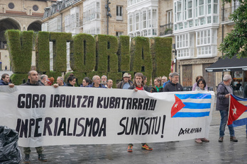 Gasteizen eginiko elkarretaratzea.
