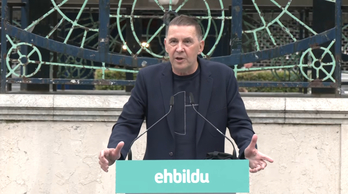 Arnaldo Otegi, en el acto de Bat Egin Eguna en Bilbo.