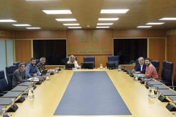 Imagen de la ponencia sobre la Ley de Empleo Público reunida este lunes.