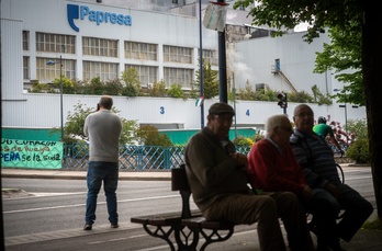 Planta de Papresa en Errenteria. 