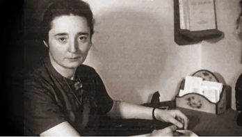 Betsie Hollants kazetaria eta ekintzailea. 