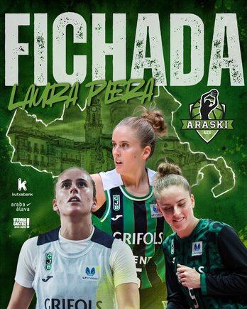 Laura Piera llega a Gasteiz desde Badalona.