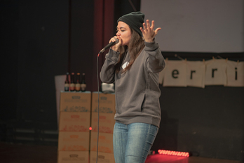 Juls erakustaldia ematen izan zen 2022ko Euskal Herriko Beatbox Txapelketan.