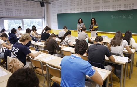 El 95,6% de los estudiantes de Hego Euskal Herria ha aprobad
