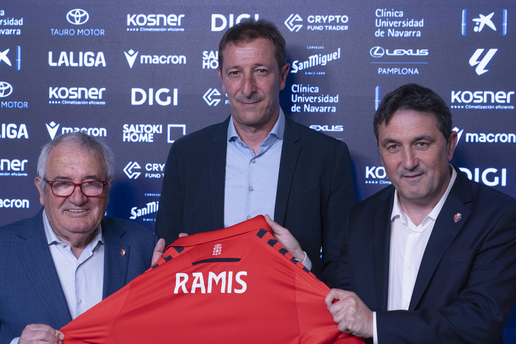 Luis Miguel Ramis, nuevo entrenador de Osasuna.