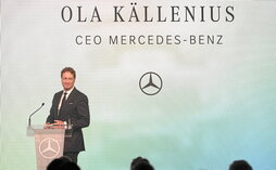 El CEO de Mercedez-Benz, Ola Källenius, durante la presentación.