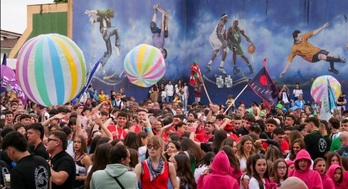 Imagen de las fiestas de Etxebarri.
