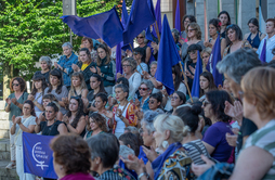 Errenteriako Mugimendu Feministak pasa den ostiralean egindako agerraldia.