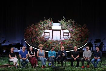 El equipo de ‘Shostakóvich 14’ ha presentado la obra sobre el escenario.