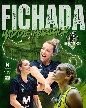 Maddie Garrick es el quinto fichaje de Araski para el curso 2026/27.