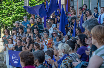 Errenteriako mugimendu feministaren agerraldia.