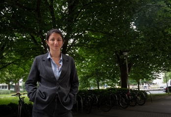 Claudia Giordano es la coordinadora italiana del proyecto europeo Wastewise. NAIZ la entrevistó en una reunión científica en Donostia, en mayo.