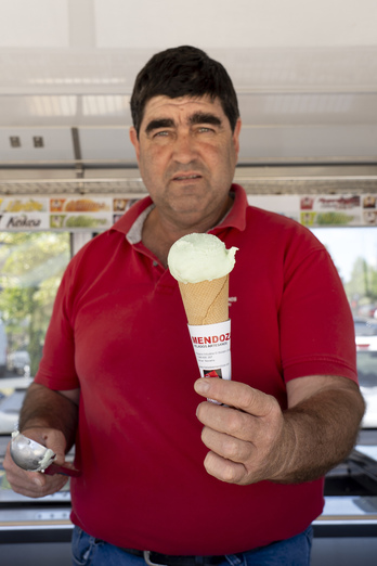 Jesús Mendoza, el mayor de los hijos de Adrián. 