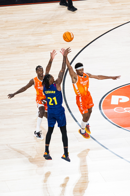 Will Clyburn ha salvado al Barça con sus triples cuando tenía el partido perdido.