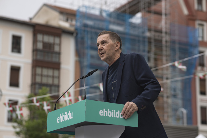 Imagen de archivo del secretario general de EH Bildu, Arnaldo Otegi.