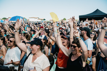 Iaz ere eguzkia eta beroa nagusi izan ziren Euskal Herria Festibala jaialdian.