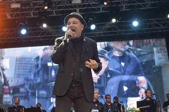 Rubén Blades regresa. En la imagen, en 2018 en su actuación en el Jazzaldia donostiarra.