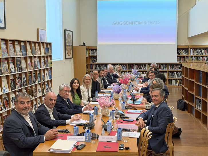 Reunión del Patronato de la Fundación del Museo Guggenheim Bilbao.