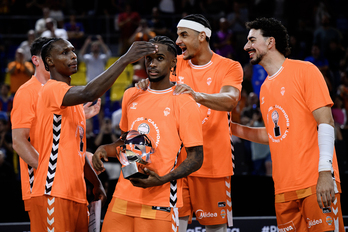 Jean Montero, MVP de la final de la Liga ACB y líder de un Valencia Basket vencedor de modo incontestable.