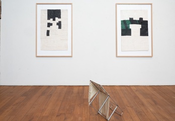 Imagen de la muestra de Eduardo Chillida.