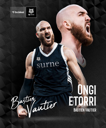 El pívot francés Bastien Vautier ya es jugador de Surne Bilbao.
