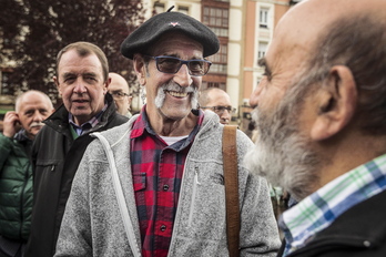 Garratz Zabarte, 2016an Presoen Nazioarteko Egunean Bilbon eginiko manifestazioan.