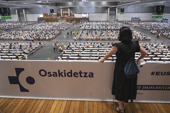 Imagen de la última OPE de Osakidetza, celebrada este mes en el BEC.