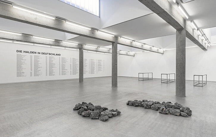 «Gravas y arenas. Áridos y otros terrenos recientes», de Lara Almarcegui, puede visitarse hasta finales de este mes.