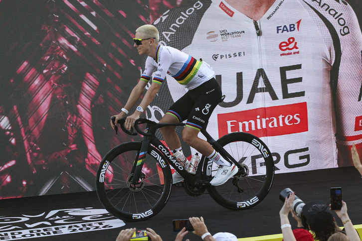 Tadej Pogacar estrenará nuevo look en el Tour que arranca desde Barcelona.