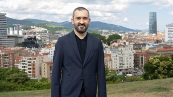 Mikel Hidalgo Bordegarai, candidato jeltzale a la Alcaldía de Bilbo.