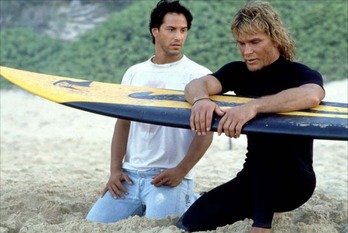 Patrick Swaize eta Keanu Reeves, filmean.