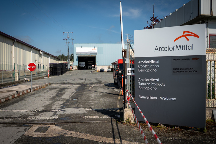 Arcelor también presentó un ERE para la fábrica de Berriobeiti.