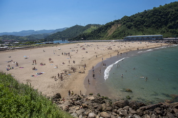 Imagen de archivo de la playa de Orio.