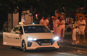 Los taxistas, espías serenos de los que acontece en durante los sanfermines.
